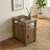 image:imageSignature Design by Ashley Chairside End Table with Charging StationDark Brown