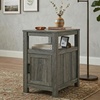 image:imageSignature Design by Ashley Chairside End Table with Charging StationGrey