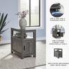 image:imageSignature Design by Ashley Chairside End Table with Charging StationGrey