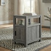 image:imageSignature Design by Ashley Chairside End Table with Charging StationGrey