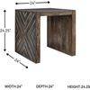 image:imageSignature Design by Ashley Dreggan Casual End Table with Diamond Pattern Dark Brown