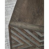image:imageSignature Design by Ashley Dreggan Casual End Table with Diamond Pattern Dark Brown