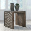 image:imageSignature Design by Ashley Dreggan Casual End Table with Diamond Pattern Dark Brown