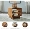 image:imageSignature Design by Ashley Dressonni Rustic End Table with 2 Open Shelves Light Brown