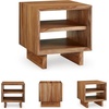 image:imageSignature Design by Ashley Dressonni Rustic End Table with 2 Open Shelves Light Brown