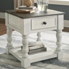 image:imageSignature Design by Ashley Havalance 1Piece Square End Table WhiteGrayTable