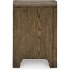 image:imageSignature Design by Ashley Jensworth Narrow Nightstand amp End TableDark Brown