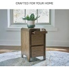image:imageSignature Design by Ashley Jensworth Narrow Nightstand amp End TableDark Brown