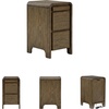 image:imageSignature Design by Ashley Jensworth Narrow Nightstand amp End TableDark Brown