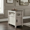 image:imageSignature Design by Ashley Jensworth Narrow Nightstand amp End TableGray  White