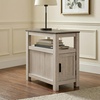 image:imageSignature Design by Ashley Jensworth Narrow Nightstand amp End TableGray  White