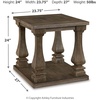 image:imageSignature Design by Ashley Johnelle Rustic Farmhouse End Table GrayBrown