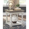 image:imageSignature Design by Ashley Johnelle Rustic Farmhouse End Table GrayGrayWhite