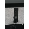 image:imageSignature Design by Ashley Jorvalee Contemporary Rectangular Accent Table with Storage Black amp Gray