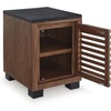 image:imageSignature Design by Ashley Kallari Chairside End Table Black Brown Wood