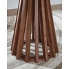 image:imageSignature Design by Ashley Kallari Slatted Pedestal End Table RoundEnd Table