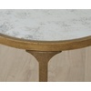 image:imageSignature Design by Ashley Korajane Round End Table Gold 20 InchAntique Gold
