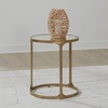 image:imageSignature Design by Ashley Korajane Round End Table Gold 20 InchAntique Gold