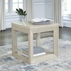 image:imageSignature Design by Ashley Korajane Round End Table Gold 20 InchBeige