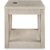 image:imageSignature Design by Ashley Korajane Round End Table Gold 20 InchBeige