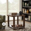 image:imageSignature Design by Ashley Korajane Round End Table Gold 20 InchDark Brown  Shelf