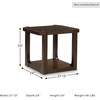 image:imageSignature Design by Ashley Korajane Round End Table Gold 20 InchDark Brown  Shelf