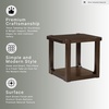 image:imageSignature Design by Ashley Korajane Round End Table Gold 20 InchDark Brown  Shelf