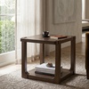 image:imageSignature Design by Ashley Korajane Round End Table Gold 20 InchDark Brown  Shelf