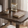 image:imageSignature Design by Ashley Korajane Round End Table Gold 20 InchDark Brown  Shelf
