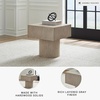 image:imageSignature Design by Ashley Korajane Round End Table Gold 20 InchLight Grayish Brown