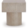 image:imageSignature Design by Ashley Korajane Round End Table Gold 20 InchLight Grayish Brown