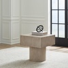 image:imageSignature Design by Ashley Korajane Round End Table Gold 20 InchLight Grayish Brown