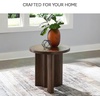 image:imageSignature Design by Ashley Korestone Round Accent End Table Dark Brown