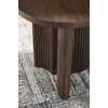 image:imageSignature Design by Ashley Korestone Round Accent End Table Dark Brown