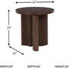 image:imageSignature Design by Ashley Korestone Round Accent End Table Dark Brown