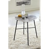 image:imageSignature Design by Ashley Laverford Contemporary End Table Chome amp Black
