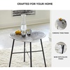 image:imageSignature Design by Ashley Laverford Contemporary End Table Chome amp Black