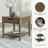 image:imageSignature Design by Ashley Mid Century Modern End Table with Drawer Brown