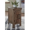 image:imageSignature Design by Ashley Moriville Chairside End Table with USB BrownBrown