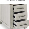 image:imageSignature Design by Ashley Narrow Chairside End Table with Charging StationDark Brown  Light Gray
