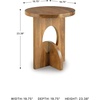 image:imageSignature Design by Ashley Round End Table Acacia Wood