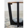 image:imageSignature Design by Ashley Round Mango Wood End Table BrownBlack