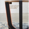 image:imageSignature Design by Ashley Round Mango Wood End Table BrownBlack