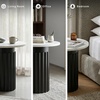image:imageSignature Design by Ashley Round Marble Side Table Accent amp End Table