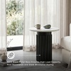 image:imageSignature Design by Ashley Round Marble Side Table Accent amp End Table