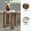 image:imageSignature Design by Ashley Round Marble Top End Table Brown