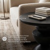 image:imageSignature Design by Ashley Round Metal Accent End Table Dark BronzeDark Brown