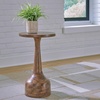 image:imageSignature Design by Ashley Round Metal Accent End Table Dark BronzeMedium Brown