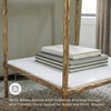 image:imageSignature Design by Ashley Ryandale Square End Table Brass Glass amp MarbleAntique Brass Finish