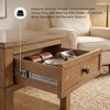 image:imageSignature Design by Ashley Sharlance Wood End Table with Charging StationLight Brown